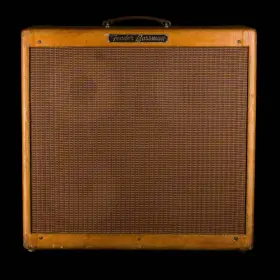 85fen082 Fender Vintage 1960 Bassman Tweed Guitar Amp Combo With Cover