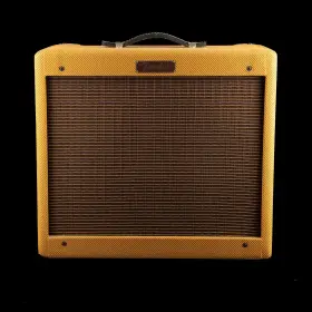 85fen084 Fender Pre Owned Blues Junior Lacquered Tweed Guitar Amp Combo - 4