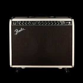85fen091 Fender Pre Owned Limited Edition Hot White Bronco Ft65 Twin Reverb Reissue Guitar