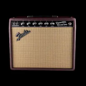 85fen107 Fender Pre Owned Limited Edition 65 Princeton Reverb Bordeaux Reserve Guitar Am