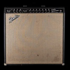85fen108 Fender Vintage 1966 Super Reverb Guitar Amp Combo With Cover