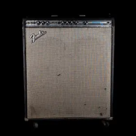 85fen117 Fender Pre Owned 1970s Bassman Ten 50-watt 4x10 Inch Silverface Guitar Amp Combo