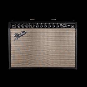 Fender 85fen134 Vintage 1965 Deluxe Reverb Guitar Amp With Footswtich And Cover