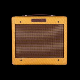 85fen138 Fender Pre-owned Ft57 Custom Champ Tweed Guitar Amp Combo With Cover