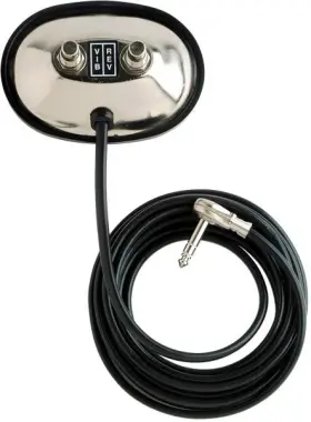 Fender 885978008926 2-button Vintage-style Footswitch Vibrato / Reverb On/off With 1/4 Inch Jack