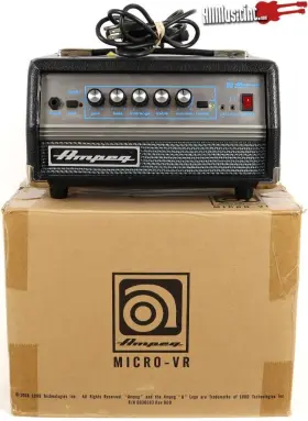 99-026-0605 Fender Ampeg Svt Micro Vr 200w Classic Bass Guitar Amplifier Head With Box