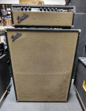 Fender A25054 1967 Band-master With 2x12 Inch Cabinet Sn #
