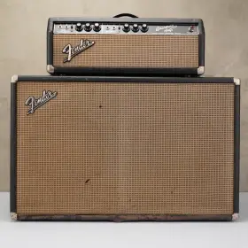 56104 Fender Aa864 1964 Bassman Head And 2x12 Cabinet Amplifier #56104