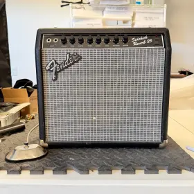 Ba6501 Fender Sidekick Reverb 25 Amplifier Blackface Vintage