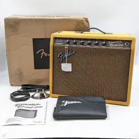 Cr-412113 Fender 65 Princeton Reverb Amp 125w Combo With Carrying Case Yellow