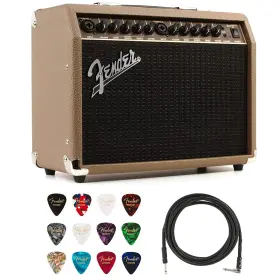 Fe2314200000 Fender Acoustasonic 40 Guitar Amp With 12-pck Picks And Instrument Cable