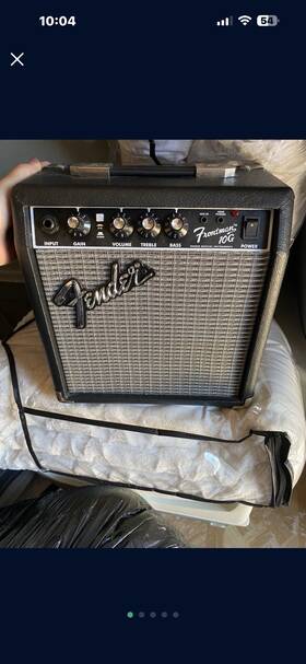 Fender Ict21292995 Frontman 10g Combo Solid State 28w Practice Electric Guitar Amplifier