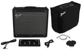 Mustgtx100bn1 Fender Mustang Gtx 100 1x12 Inch 100-watt Combo Amp And Cover Bundle