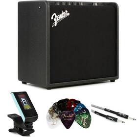Fender Mustlt25bun1 Mustang Lt 25 1 X 8-inch 25-watt Combo Amp Accessories Bundle