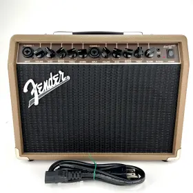 Pr-4474 Fender Acoustasonic 40 Guitar Amplifier With Power Cord Brown Tested Working