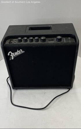 Fender Prg-1337 Mustang Lt25 25w Black Digital Guitar Amplifier Amp