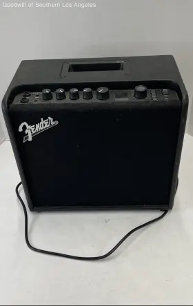 Prg-1337 Fender Mustang Lt25 25w Black Digital Guitar Amplifier Amp
