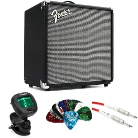 Rum25bundle Fender Rumble 25-watt Combo Essentials Bundle