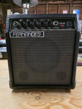 Fernandes Tx-10 Guitar Amplifier Mini Amp Portable Tested Works Great
