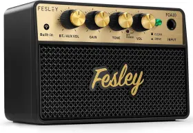 Fga10 Fesley Mini Guitar Amp 10w Portable Bluetooth 3.5mm Headphone Output