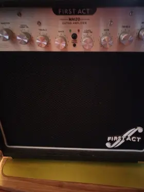 First Act 607266306176 Ma 120 2 Channel Guitar Amplifier 2006 Black / Silver No Power Cord