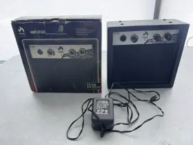 El104 First Act Fuel By Guitar Amplifier With Box Manual And Power - Works Great