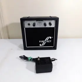Ma004 First Act Guitar Amplifier Tested Working 11.2 Watts Black Mini Portable