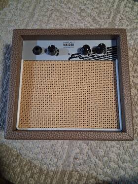 First Act Ma1248 Electric Guitar Amplifier With Power Supply In Good Shape