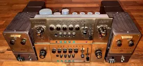 80az-90c Fisher 80az Tube High Fidelity Amplifiers And 90c Preamplifiers Sold As-is