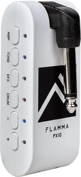 Fx10 Flamma 313045010096 Guitar Headphone Amp Portable With 28 Drum Grooves 14 Built-in Effects
