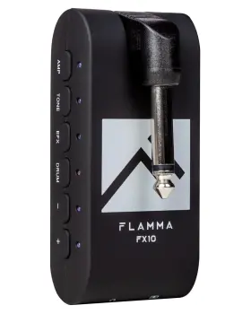 Fx10 Flamma 972985270485 Guitar Headphone Amp Portable With 28 Drum Grooves 14 Built-in Effects