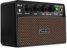 Fba-10 Flatsons Guitar Amp 10w Mini Electric Amplifier With Clean/drive Channel