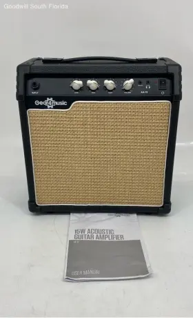 Aa-15 Gear4music 15w Electric Guitar Amplifier Not Tested Needs Adaptor