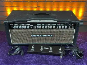 Eldiablo60-1230-u Genz Benz - El Diablo 60 60-watt Tube Guitar Amp Head With Footswitch Triba