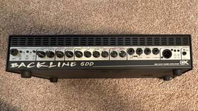 Gk Backline600 Backline 600 Bass Amplifier Head 300w Solid State 2 Channel For Guitar