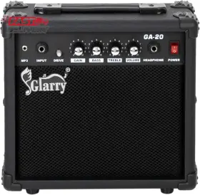 Glarry 726084973831 Electric Guitar Amp Portable Tube With Headphone Mp3 Input 2