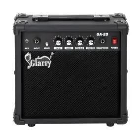 Ts-0829 Glarry Electric Guitar Amp Portable Tube With Headphone Mp3 Input 20w