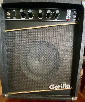 001658 Gorilla Gb-30 Bass Guitar Amp 50 Watts 1985 Serial #001658