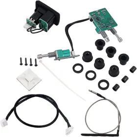 Qcn01h4w0m3002hv64bfsmi31 Hanabass Volume Control Ukulele Pickup 2-band Eq Piezo Preamp M Black