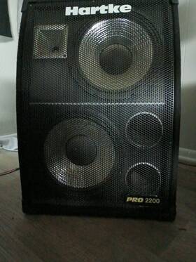 Hartke Pro2200 300w Bass Cabinet 2x12 Pizo Horn