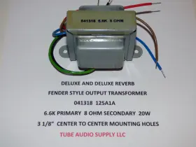 125a1a Heyboer Usa/tube Audio Supply Deluxe Output Transformer And Reverb Style Ab763