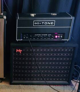 Hi-tone Ht100dg Hi-tone With Cab Speaker 2x12 Mint