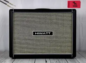 Hg212-o Hiwatt Hg212 2x12 Octapulse Guitar Amp Speaker Cabinet With Cable And Cloth