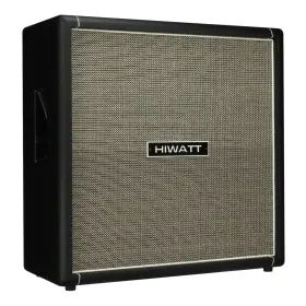 Hg412-u Hiwatt Hg412 400-watt 4x12 Guitar Speaker Cabinet - Black