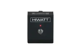 Hwfs101-u Hiwatt Fs101 Single-button Latching Footswitch Black Metal Housing Compact