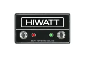 Hwfs201pb-u Hiwatt Fs201ljpb 2-button Latching Footswitch For Compatible Trs Amplifiers