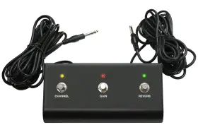 Hwfs301-u Hiwatt Fs301 3-button Footswitch For Channel/gain/reverb Control 16ft Cable