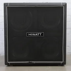 Se4123 Hiwatt Black Straight 4x12 Guitar Speaker Cabinet With Fane #46318