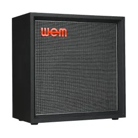 Starfinder112-u Hiwatt Wem Silver Starfinder 112 150-watt 1x12 Guitar Cabinet - Black Open Box