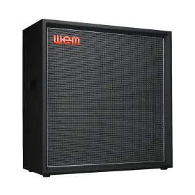 Starfinder412-u Hiwatt Wem Silver Starfinder 412 600-watt 4x12 Guitar Cabinet - Black Open Box